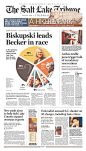 The best faces-in-pie-chart graphic I've seen in a while. | The Salt Lake Tribune for July 23, 2015, via Today’s Front Pages | Newseum #newsdesign #newspapers #graphics: 