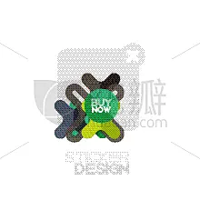 几何形状,标签,扁平化设计,十字形,图标,紧迫,华丽的,商务,安全,联系