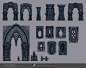 Concept art of Dead Plains Architectural Studies from Darksiders 2 by Jonathan Kirtz