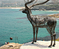 韩国雕塑家 Byeong Doo Moon 在10月初推出了他的新钢丝雕塑作品，孔雀和鹿，这组作品是悉尼 “ Sculpture by the Sea 2014（sculpturebythesea.com）” 雕塑节的一部分，官网有更多艺术家们的作品。