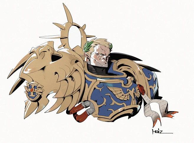 Roboute Guilliman-花瓣网