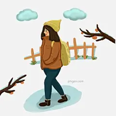 手绘冬季旅行散步插画图片大小3000x3000px 图片尺寸1.42 MB 来自PNG搜索网 pngss.com 免费免扣png素材下载！冬季旅行插画#卡通插画#卡通手绘#美丽的白雪#漂亮的景色#散步的女孩#手绘旅行插画#