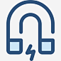 磁图标 https://88ICON.com 磁铁 教育 物理 磁学 磁