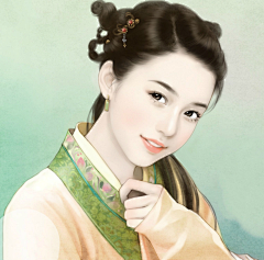 爱你不是两三天》采集到古风美女手绘（五）