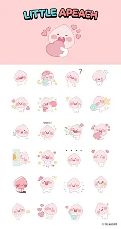 #KakaoFriends#可可朋友超话#KakaoFriends表情包#
可可天团当家C位桃桃子, 带来TA的全新表情管理秘籍，还不赶快学习起来！现在就去下载这套表情包，说不定下一个出道的就是你！ ​​​​