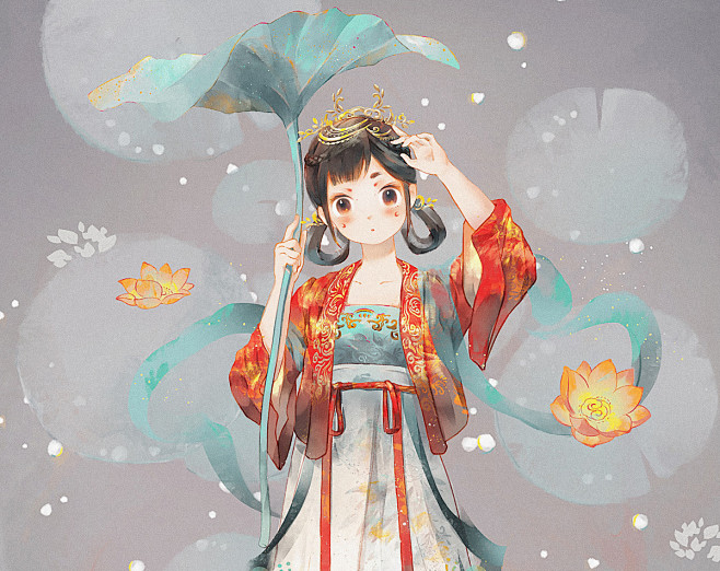 《亦有小仙》系列插画 第一把_小健哥__...