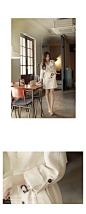 크림맛 트렌치코트 m3608 - FiONA.en