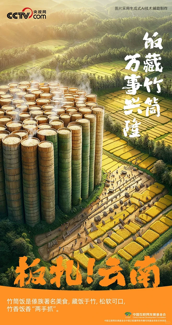 被央视选中的AI云南海报是什么样？ - ...
