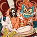 国潮女孩中国传统文化神兽潮流女模特psd海报素材模板手绘插画图-淘宝网