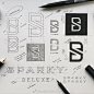 LOGO设计手稿 ​​​​