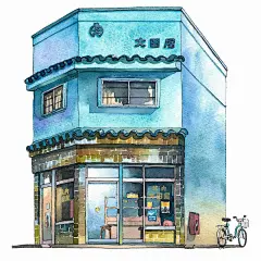 Mateusz日本东京小店水彩小铺 (11)