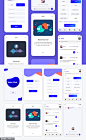 源文件-语音聊天app ui .xd素材下载