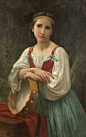 Gypsy Girl with a Basque Drum. 1867 (1880×3000)