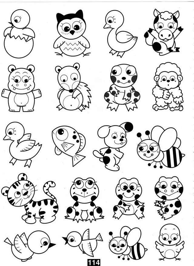 超简单的小动物简笔画素材67676767