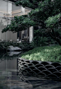瓦的各种妙用~_建筑 :  对建筑肌理着重设计，以“瓦”和“屋顶”为母题元素，运用一系列的“屋面”从地表到墙身、从下到上逐渐蔓延覆盖，创造出从人间到天界的意向及视觉过渡，如同从天界俯瞰世间万物，亦真亦假，亦“云之上”，亦“人世间”…
