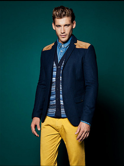 Zara Yellow Slim Fit...