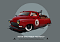 Custom pickup "RED ROCKET", Andrey Tkachenko : illustration print