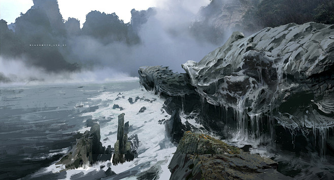 小雷音寺草图 The scenery o...