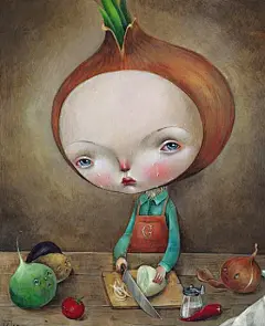 插画物语:如果你愿意一层一层一层的剥开我的心， 你会发现， 你是我 最压抑， 最深处的秘密。