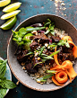 30 Minute Vietnamese Beef and Crispy Rice Bowl