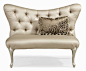 Bewitched : Caracole Upholstery : Settees : uph-settee-04A | Caracole Furniture