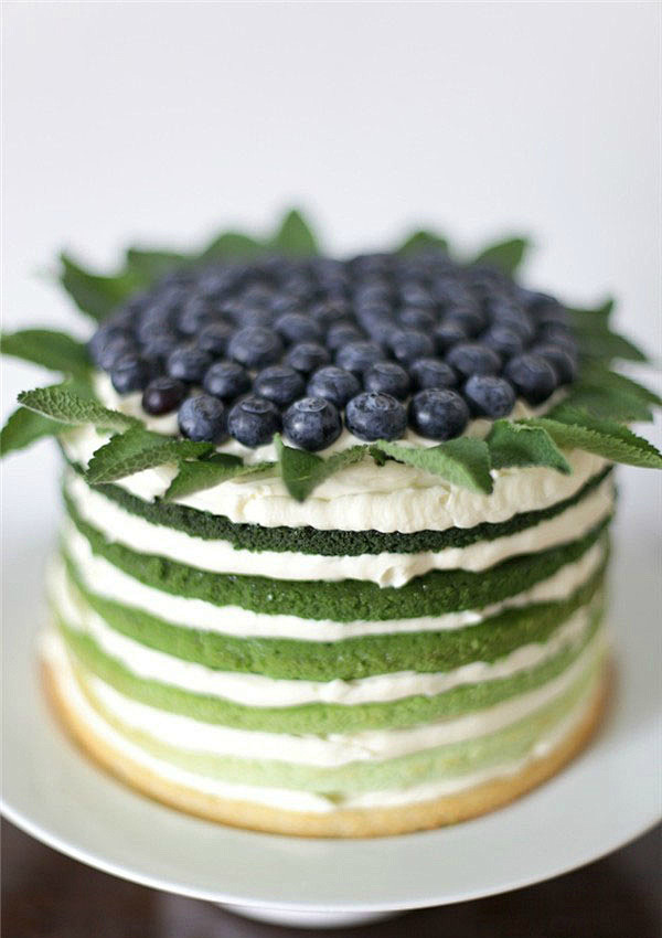 创意婚礼水果蛋糕,蓝莓,