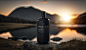 ai aiart bottle composition gin Nature nature photography Photography  photoshoot Product Photography