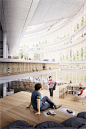 004-The Shanghai Library East Hall (Concept Design) by nARCHITECTS
