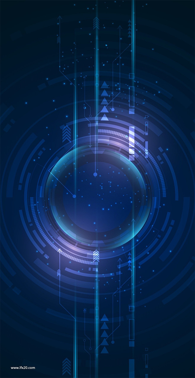 科技地球智能信息数据代码基因背景海报 3
