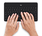 适用于 Apple 设备的罗技 Keys-to-Go 便携无线键盘 : 罗技 Keys-To-Go 便携无线键盘轻便舒适，可随身携带。兼容您喜爱的 Apple 设备