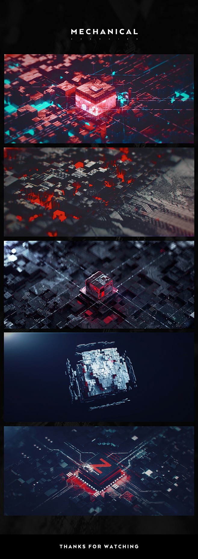 C4D11月练习--机械篇三维动画影视糍...