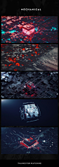 C4D11月练习--机械篇三维动画影视糍粑GRC - 原创作品 -  