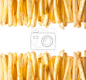 Border of crisp golden French Fries #托盘 / 拼盘#