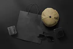 服装品牌购物袋VI样机