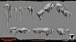 Darksiders Genesis - Ice Assets, Jesse Carpenter : These are a few of the assets I made for the snowy areas of the game.  I'll try to upload more materials and textures soon! Some of these assets also got used in the Undead areas of Chapters 07-09.