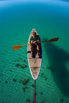 浆板冲浪运动摄影图