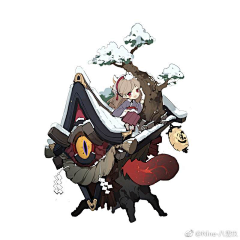kingR-Art采集到怪物_Q版