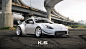 RWB 370z, Khyzyl Saleem : I've always thought that the Z34 chassis shape would flow quite nicely with a Rauh-Welt Begriff RWB kit.
So here's a little mockup, nothing really original design wise, I just exercised my curiosity. Sat on some custom fifteen52 