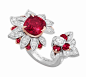 Van Cleef & Arpels 刚刚推出了新一季高级珠宝系列——「Treasure of Rubies」，以「红宝石」（Ruby）为主题，呈现60件镶嵌红宝石的独一款作品。整个系列共镶嵌超过3000ct不同切割、形状、产地的红宝石，从亚洲文化、自然花卉、工艺缎带、芭蕾舞伶等丰富的主题维度，来展现这种最珍贵彩色宝石的美丽。