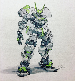 呦右~采集到绘画_速写其他