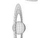 星球地球宇宙简笔画线条设计元素_PNG：