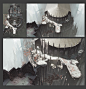 无限搁置的旧项目的设计稿-The hallway of the great altar
