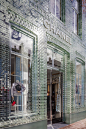 MVRDV - Crystal Houses : The entirely transparent façade of a high-end flagship store on Amsterdam’s upmarket shopping street, PC Hooftstraat, uses glass bricks, ...