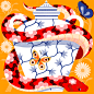 ILLUSTRATION  Illustrator adobe illustrator Adobe Photoshop animation  gif