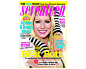采样法就很不错：上面的Home Miami杂志，从椅子中提取了炫丽的红色作为标题。而Seventeen杂志采样了Avril的唇膏色彩。