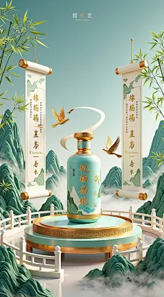 酒类创意摄影场景图