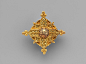 Pendant brooch in the form of a Gothic Cross
Carlo Giuliano (Italian, active England, ca. 1831–1895)
Date: ca. 1880
Medium: Gold
Accession Number: 2014.713.8
On view at The Met Fifth Avenue in Gallery 556