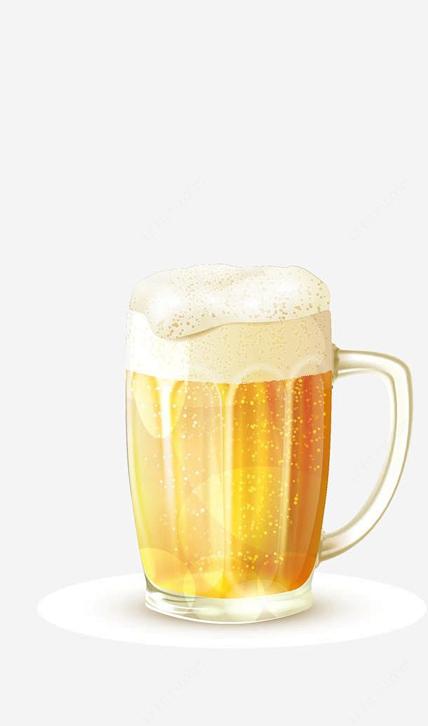 一杯啤酒矢量png免抠素材_新图网 ht...