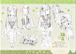 yande.re 290118 anmi anthropomorphization kimono megane_shoujo monochrome sketch