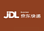 京东快递logo标志矢量图